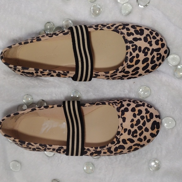 NWOT Nordstrom Leopard Ballet Flats - Picture 2 of 5